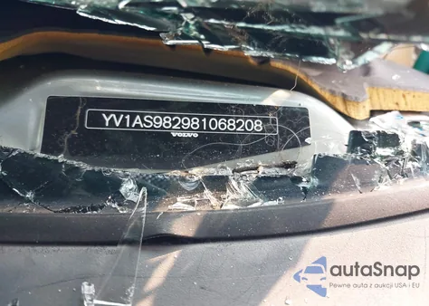 2008 Volvo S80 3.2 z USA, uszkodzony, nr VIN YV1AS982981068208